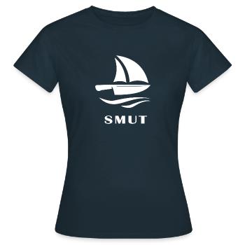 Charbon - cuisinier - T-shirt Femme - marine - Devant - AI Model Female 172 dark (172cm)