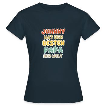 Johnny bébé - T-shirt Femme - marine - Devant - AI Model Female 172 dark (172cm)