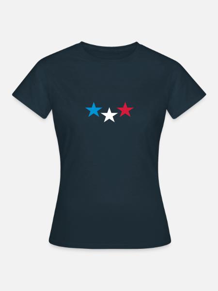 France - T-shirt Femme - marine