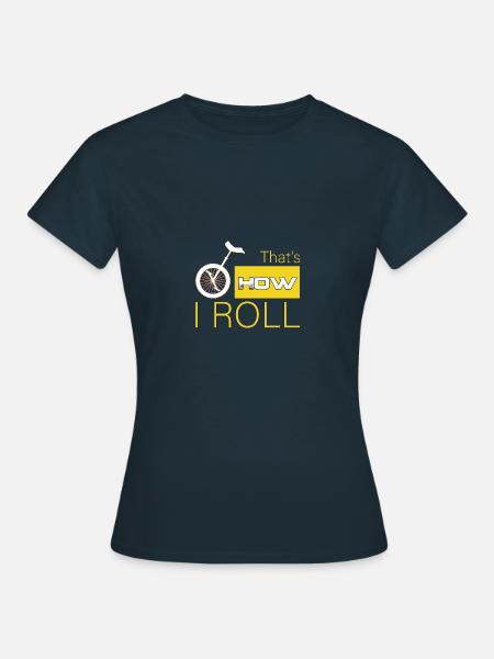 Monocyle Unabhängigkeit - Frauen T-Shirt - Navy