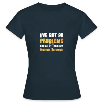 Handicap Handicap Cadeau Handicap - T-shirt Femme - marine - Devant - AI Model Female 172 dark (172cm)