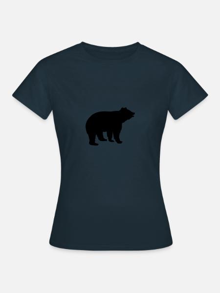 bär - Frauen T-Shirt - Navy