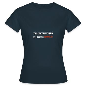 Divorce Separation Divorce Marriage Gift - Women's T-Shirt - navy - Front - AI Model Female 172 dark (172cm)