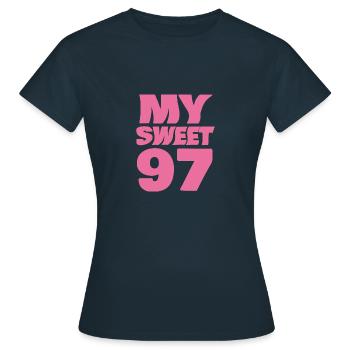 Sweet 97 - Women's T-Shirt - navy - Front - AI Model Female 172 dark (172cm)