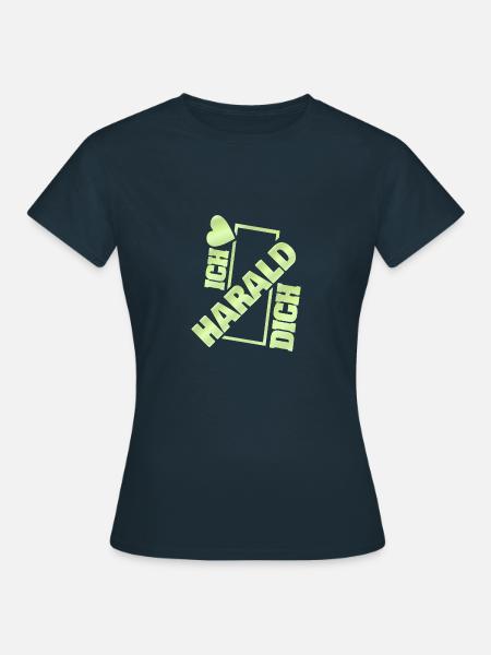 Couple Harald - Frauen T-Shirt - Navy