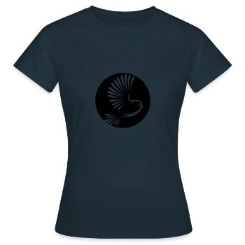 oiseau - T-shirt Femme - marine - Devant - AI Model Female 172 dark (172cm)