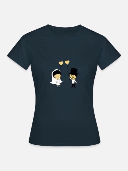 ehepaar - Frauen T-Shirt - Navy