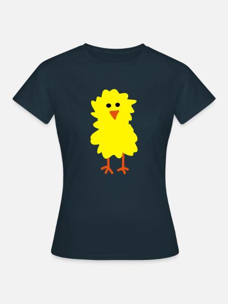 Küken - Frauen T-Shirt - Navy
