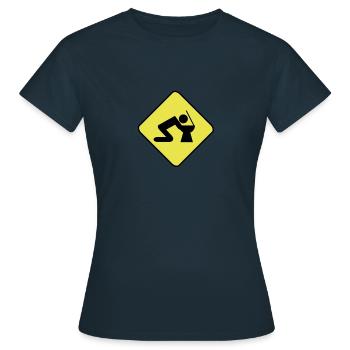 Alcohol - Women's T-Shirt - navy - Front - AI Model Female 172 dark (172cm)