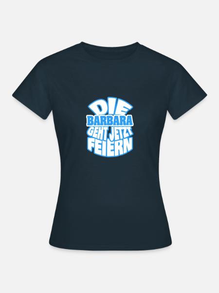 barbara - Frauen T-Shirt - Navy