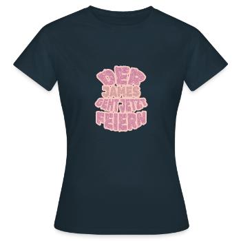 Feiern für James James Party - Frauen T-Shirt - Navy - Vorne - AI Model Female 172 dark (172cm)