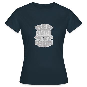 Martin Martin - Frauen T-Shirt - Navy - Vorne - AI Model Female 172 dark (172cm)