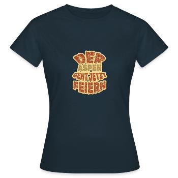 Aspen Aspen - Frauen T-Shirt - Navy - Vorne - AI Model Female 172 dark (172cm)