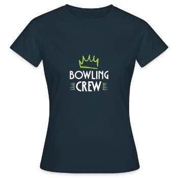 Équipe de bowling - T-shirt Femme - marine - Devant - AI Model Female 172 dark (172cm)