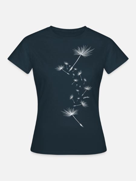 Pusteblume Design 3 - Frauen T-Shirt - Navy