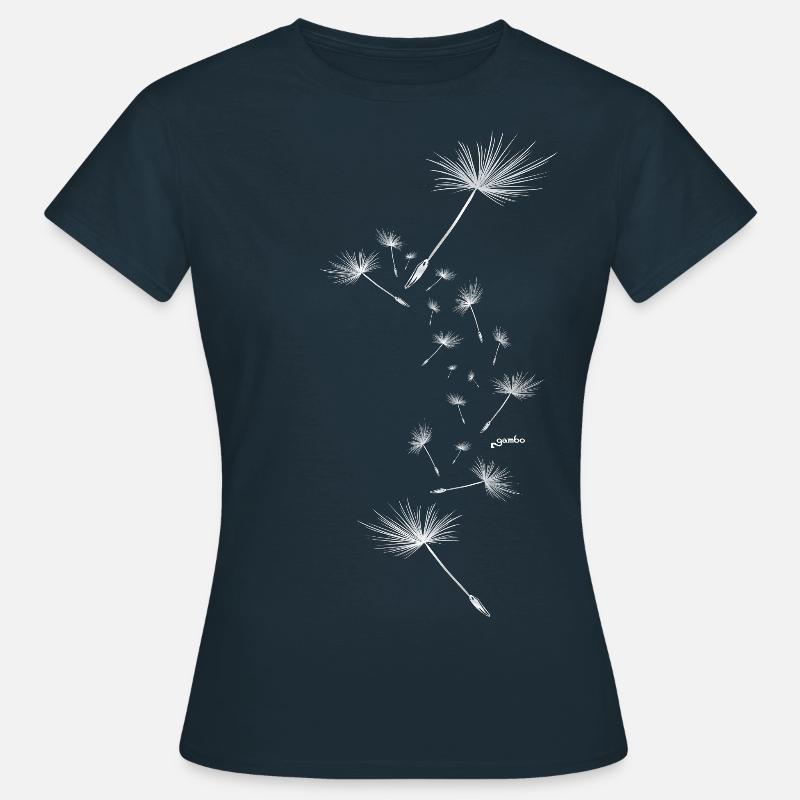 Pusteblume Design 3 - Frauen T-Shirt - Navy