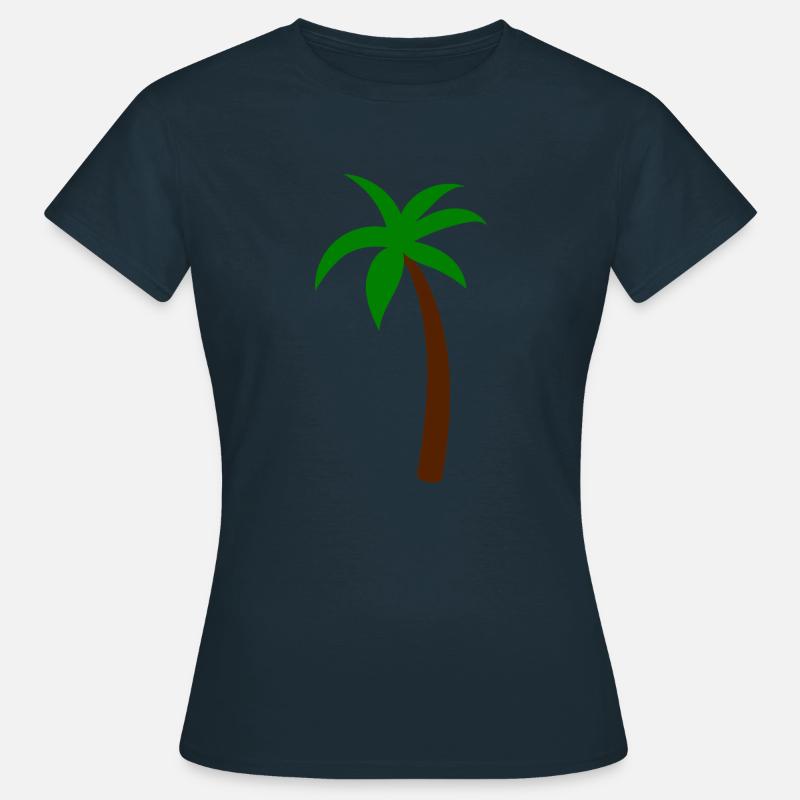 Palm tree - Women's T-Shirt - navy