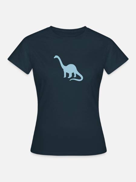 Dinosaurier - Frauen T-Shirt - Navy