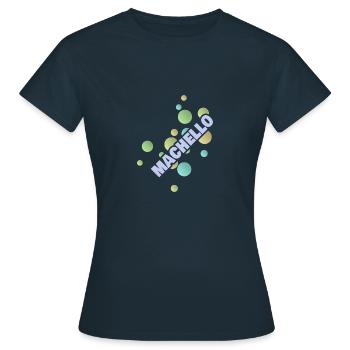 Uni Machello - Frauen T-Shirt - Navy - Vorne - AI Model Female 172 dark (172cm)