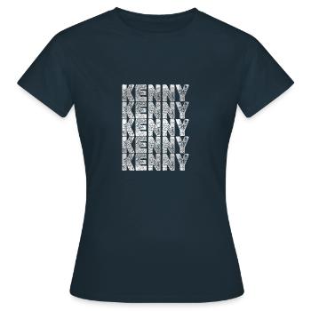 Frère Kenny - T-shirt Femme - marine - Devant - AI Model Female 172 dark (172cm)
