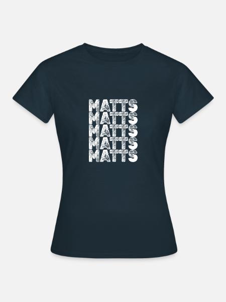 Matts als Held - Frauen T-Shirt - Navy
