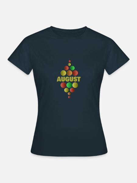 Erstklässler August - Frauen T-Shirt - Navy