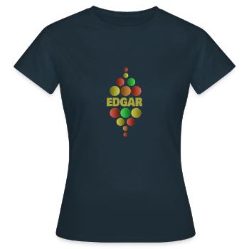 First grader Edgar - Women's T-Shirt - navy - Front - AI Model Female 172 dark (172cm)