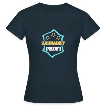 Dentiste professionnel - T-shirt Femme - marine - Devant - AI Model Female 172 dark (172cm)