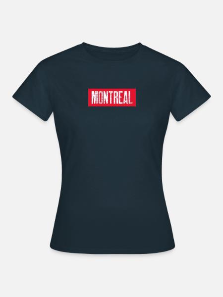 MONTREAL - Frauen T-Shirt - Navy