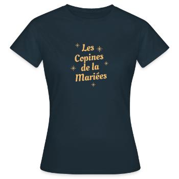 Les cops - T-shirt Femme - marine - Devant - AI Model Female 172 dark (172cm)