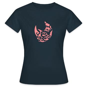 Nashorn Nashorn Nashorn 19 Stammes - Frauen T-Shirt - Navy - Vorne - AI Model Female 172 dark (172cm)