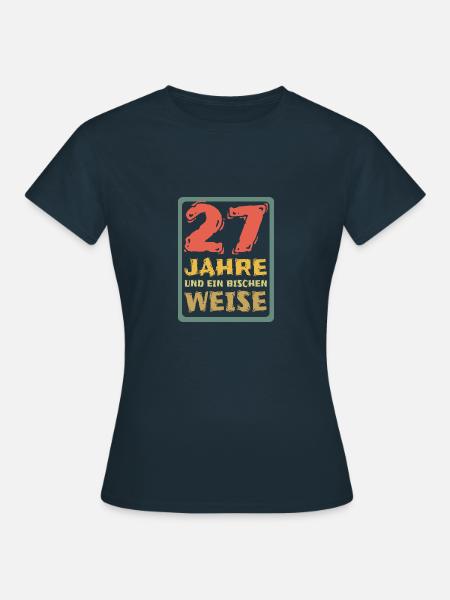 Jahr 27 - Frauen T-Shirt - Navy