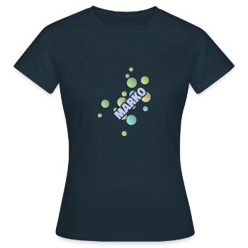Marko University of Applied Sciences - Women's T-Shirt - navy - Front - AI Model Female 172 dark (172cm)