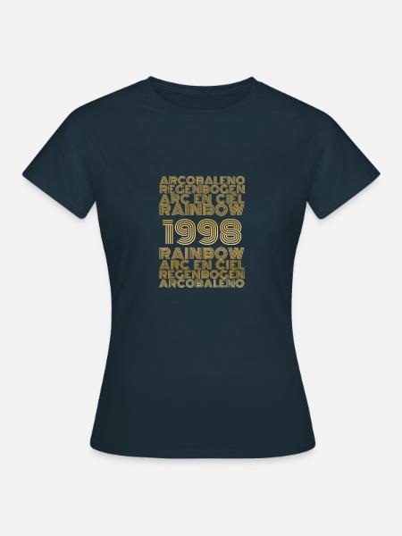 Rainbow 1998 - Frauen T-Shirt - Navy