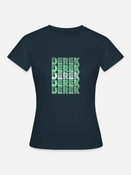 Derek als Derek - Frauen T-Shirt - Navy