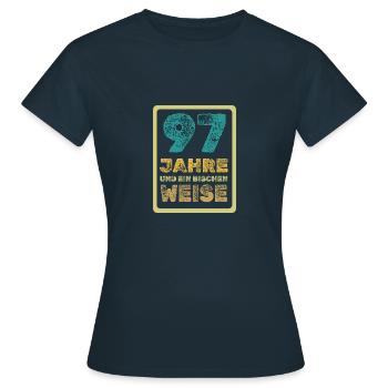 Proverb 97 - Women's T-Shirt - navy - Front - AI Model Female 172 dark (172cm)