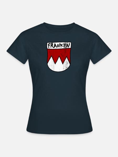 Franken Wappen - Frauen T-Shirt - Navy
