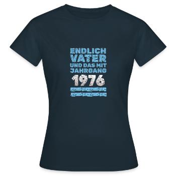 Enfin 1976 - T-shirt Femme - marine - Devant - AI Model Female 172 dark (172cm)