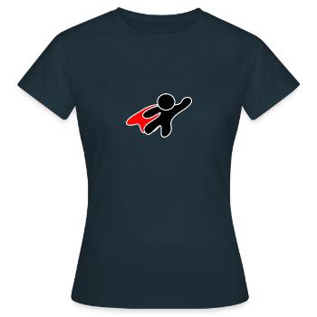 HERO! - T-shirt Femme - marine - Devant - AI Model Female 172 dark (172cm)