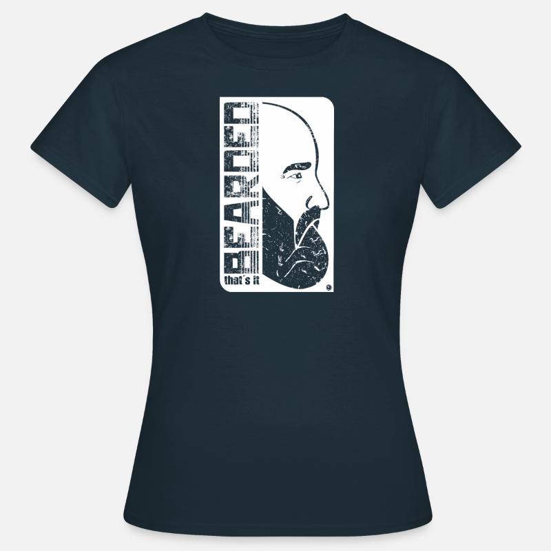 Bearded that's it - Women's T-Shirt - navy
