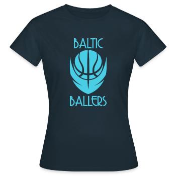 Baltic Ballers Basketball - T-shirt Femme - marine - Devant - AI Model Female 172 dark (172cm)