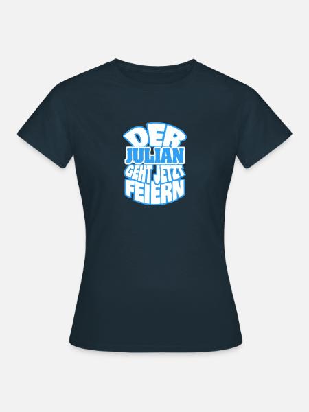 Julian - Frauen T-Shirt - Navy