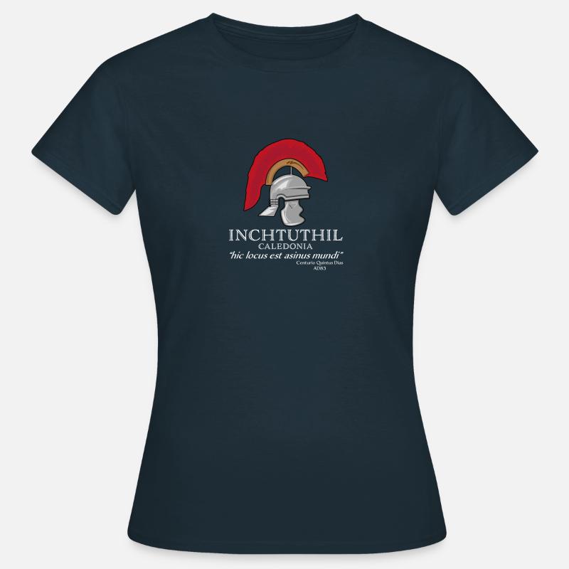 INCHTUTHIL CENTURIO WHITE - Women's T-Shirt - navy