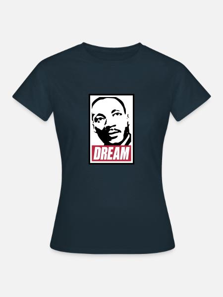 Obey x Dream MLK - T-shirt Femme - marine