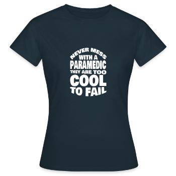 Ambulancier - T-shirt Femme - marine - Devant - AI Model Female 172 dark (172cm)
