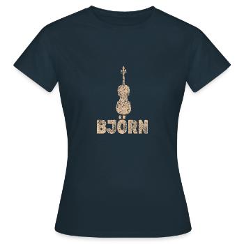 Viola Björn - T-shirt Femme - marine - Devant - AI Model Female 172 dark (172cm)