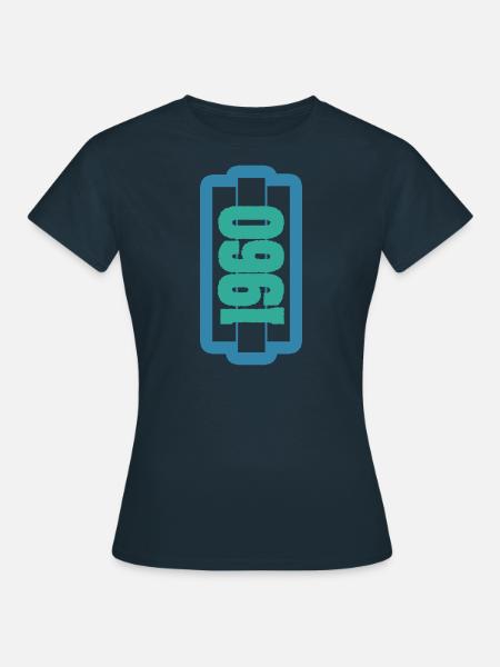Jahr 1960 - Frauen T-Shirt - Navy