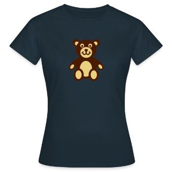 Nounours - T-shirt Femme - marine - Devant - AI Model Female 172 dark (172cm)