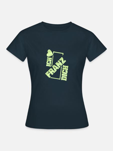 Franz als Couple - Frauen T-Shirt - Navy