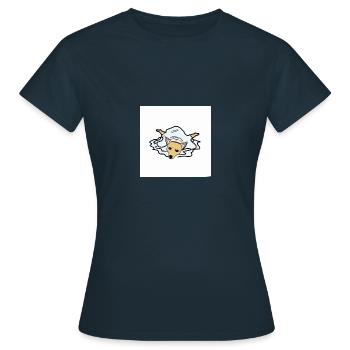 Splash - Frauen T-Shirt - Navy - Vorne - AI Model Female 172 dark (172cm)